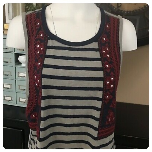🎡 FP Striped Embellished Tank Top - Picture 2 of 6